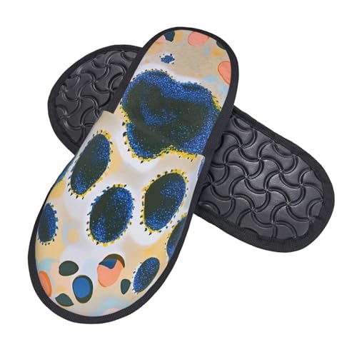 Baumwolle Pantoffeln Tierpfotenabdrücke Flauschiges Hausschuhe Bequeme Hauspantoffeln Für Weihnachten Unisex Schlafzimmer M von Generic