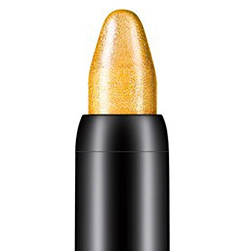 Beauty Highlighter Lidschattenstift Augenbrauen Puder Hell (Gold, One Size) von Generic
