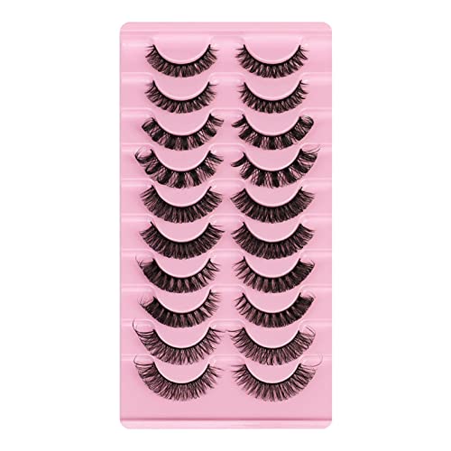 Beliebte Strip Lashes Private Labels Faux Mink Wimpernverlängerungsstreifen Deep Eyelash Eyeliner Stempel (A, One Size) von Generic