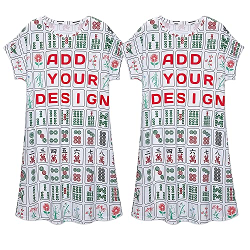 Benutzerdefinierte Nachthemd Pyjama Kleid für Dame Personalisierte Erinnerung Foto Text Kurzarm Loungewear, Benutzerdefinierte Nachthemd, 4XL Benutzerdefinierte Nachthemd Pyjama Kleid für Dame Personalisierte Erinnerung Foto Text Kurzarm Loungewear, Benutzerdefinierte Nachthemd, 4XL von Generic