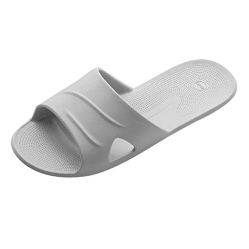 Bequeme Herren Damen Herren Leinen Slippers rutschfest Große Größe Sandalen Mokassins Badeschuhe Sandalen Weich Cozislides Weich Und Bequem Verschleißfest Innen & Außen von Generic