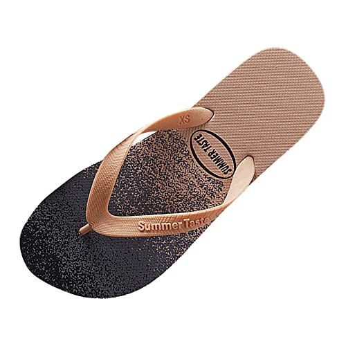 Bequeme Herren Nicht Slip Leinen Slippers Flachs Schuhe Große Größe Indoor/Outdoor Sommerschuhe Badelatschen Flache Hausschuhe Slides Pantoletten Slippers von Generic