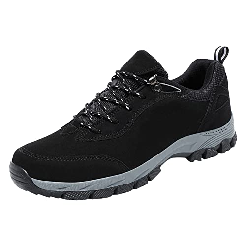 Bergtouren Schuhe Herren Leicht, Stylish Sneaker Herren Übergröße, Bequeme Breathable Sportschuhe Outdoor rutschfeste Wanderschuhe Plateau Turnschuhe Leicht Laufschuhe Bergtourenschuhe Freizeit Shoes von Generic