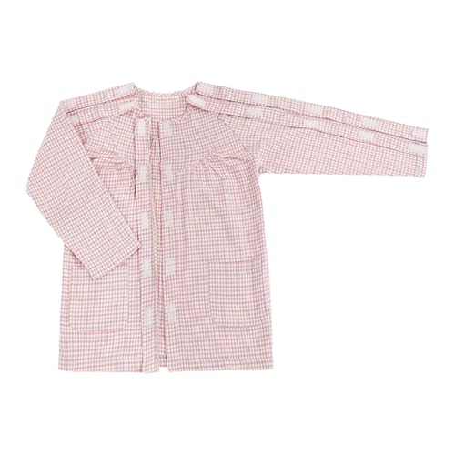 Bettlägerige Patientenkleidung für Frauen (Oberteil) Design-Patientenkleidung, geeignet für die postoperative Pflege, Frakturlähmung, bettlägerige Pflege, Bequeme Schwarzes Top Rückenfrei (L) von Generic