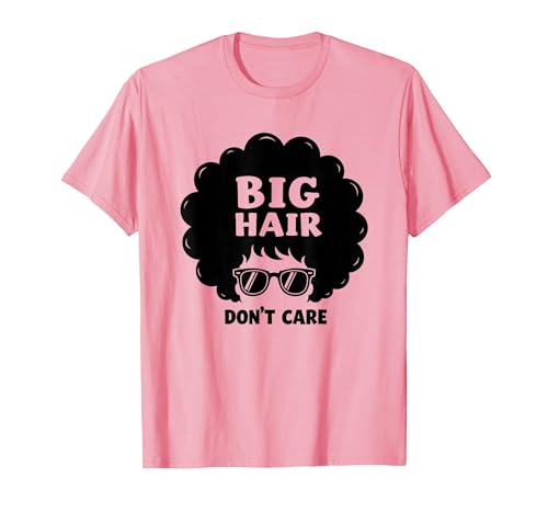 Big Hair Don't Care Retro Afro Sonnenbrille Grafik T-Shirt, Herren, Rosa, XXL Big Hair Don't Care Retro Afro Sonnenbrille Grafik T-Shirt, Herren, Rosa, XXL von Generic