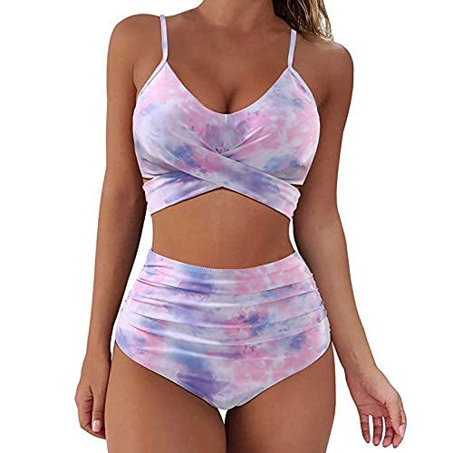 Bikini Damen Set Bandeau Bikini Set Bikini Slip Damen Neckholder Bikini Damen Set Bauchweg Tankini Trainingsshirt Herren Bikini-Set bedrucktes dreiteiliges Strandabnutzungs-heißes von Generic