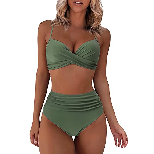 Bikini Damen Set Bandeau Bikini Set Bikini Slip Damen Neckholder Bikini Damen Set Bauchweg Tankini Trainingsshirt Herren Bikini-Set bedrucktes dreiteiliges Strandabnutzungs-heißes von Generic