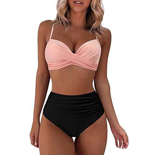 Bikini Damen Set Bandeau Bikini Set Bikini Slip Damen Neckholder Bikini Damen Set Bauchweg Tankini Trainingsshirt Herren Bikini-Set bedrucktes dreiteiliges Strandabnutzungs-heißes von Generic