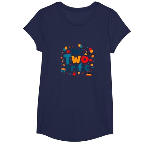 Birthday Boy 2 Mr. Two Rrific Celebration T-Shirt, Girls, Marineblau, Mittel Birthday Boy 2 Mr. Two Rrific Celebration T-Shirt, Girls, Marineblau, Mittel von Generic