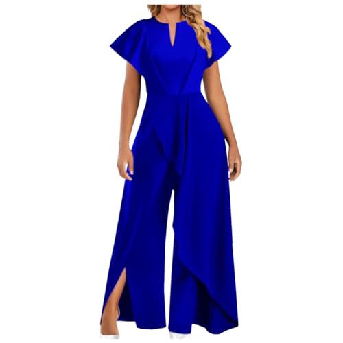 Blauer Jumpsuit mit Spitze kurzer Jumpsuit Jeans Overall kurz Overall Abendmode Abschlussfeier Jumpsuit Overall Streifen Damen Jumpsuit Damen rosa festlich Overall Kunstleder Overall Damen Jumpsuit von Generic