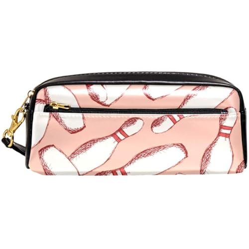 Bleistift Beutel Bowling-Pins Federmäppchen Stylisches Stiftetasche Griff Premium Stifte-Organizer Für Schulsachen Mädchen College-Studenten von Generic