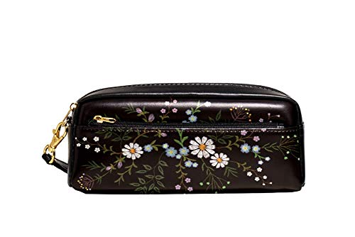 Bleistift Beutel Drucken Gänseblümchen Blumen Zweig Make-Up Tasche Premium Briefpapier Tasche Mit Reißverschluss Federtasche Für Teenager Mädchen Erwachsener von Generic