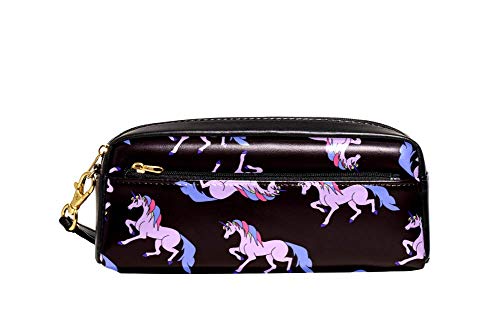 Bleistift Beutel Einhorn-Pferde Stiftemappe Mit Reißverschluss Bleistiftetui Premium Federtasche Für Student Mädchen Büro von Generic