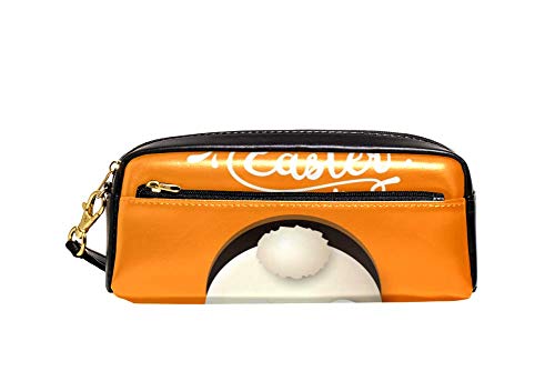 Bleistift Beutel Frohe Ostern Mit White Bunny Stifthalter Praktischem Stiftetasche Griff Stylisches Federmäppchen Für Unisex Büro Kinder von Generic