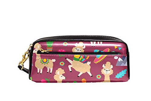 Bleistift Beutel Lama Und Cactus Stiftemappe Große Kapazität Federmäppchen Stylisches Mäppchen Für Erwachsener Jungen Schule von Generic