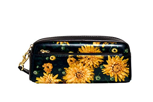 Bleistift Tasche Autumngelbes Gänseblümchen Stiftetasche Mit Reißverschluss Federmäppchen Praktischem Bleistifttasche Für Teenager Erwachsene Jungen von Generic