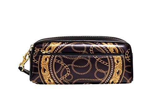 Bleistift Tasche Goldene Ketten Stiftetasche Strapazierfähig Stifthalter Mit Reißverschluss Stiftemappe Für Büro Erwachsene Jungen von Generic