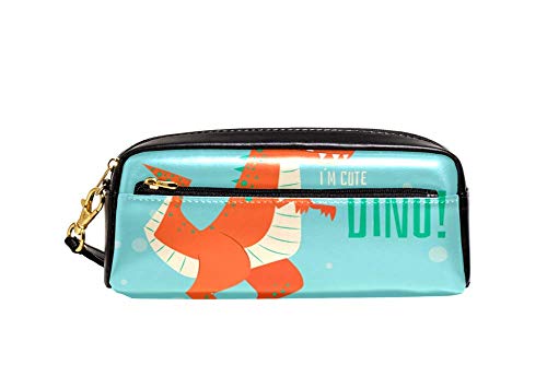 Bleistift Tasche Süßer Dinosaurier Federmäppchen Strapazierfähig Mäppchen Tragbar Make-Up Tasche Für Kinder Büro College-Studenten von Generic