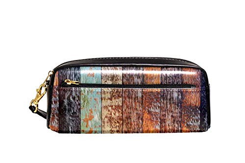 Bleistift Tasche Verschiedene Farbige Holzbretter Federmappe Premium Stifthalter Mit Reißverschluss Stifte-Organizer Für Erwachsener Jungen College-Studenten von Generic