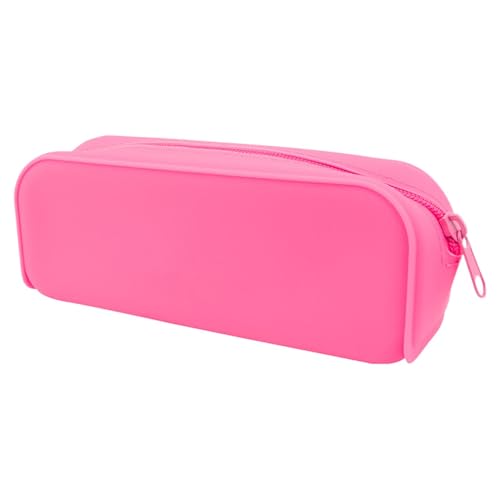 Bleistiftbeutel - Bleistiftbeutel | Bleistiftfall | Schulstiftfall | Silikon -Schreibwarenbeutel | Ästhetischer Weichstiftbeutel | Zipper -Schreibwarenspeichertasche für Frauen, Studenten, Kinder von Generic