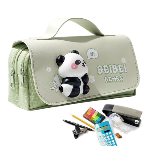 Bleistiftetui Niedlich | Panda Stifte Federmäppchen Niedliche Stifttasche | Aufbewahrung Organizer Für Stifte Marker Schulsachen Büro College Geschenk Zum Geburtstag Weihnachten, Panda, verwijzen naar von Generic