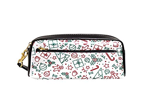 Bleistifttasche Schönes Muster Für Weihnachten Federmäppchen Tragbar Stiftetasche Griff Praktischem Stifte-Organizer Für Schulsachen Erwachsener Büro von Generic