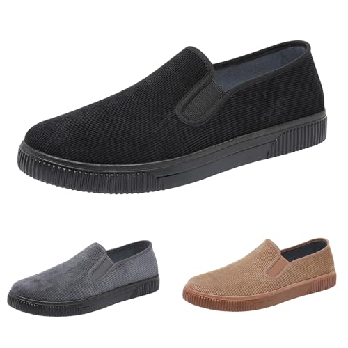 Blitzangebote Herren Freizeitschuhe Stoffschuhe Barfußschuhe Loafer Mesh Atmungsaktives Walkingschuhe rutschfeste Laufschuhe Weicher Sohle Turnschuhe Flach Schuhe Lazy Schuhe Pantoffeln von Generic
