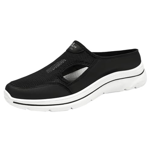 Blitzangebote Herren Hausschuhe Walkingschuhe Atmungsaktiv Mesh Freizeitschuhe rutschfest Schlupfschuhe Weicher Sohle Turnschuhe Plateau Lässiger Sneaker Laufschuhe Clogs Strand Schuhe von Generic