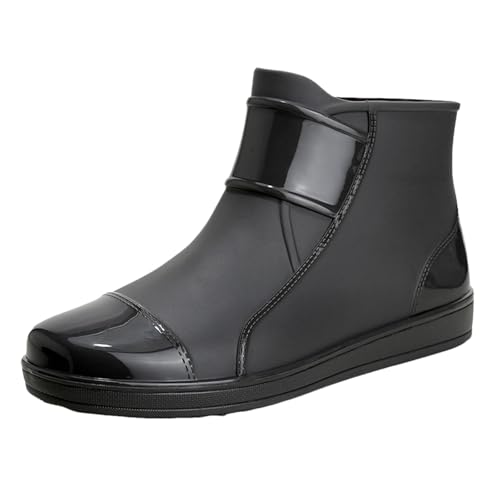 Blitzangebote Kurze Gummistiefel Herren Stylische Boots Regenschuhe Wasserdicht rutschfest Arbeitsschuhe Gartenschuhe Stiefel Halbhoch Ankle Chelsea Schwarz Barfuß Reitstiefeletten Blitzangebote Kurze Gummistiefel Herren Stylische Boots Regenschuhe Wasserdicht rutschfest Arbeitsschuhe Gartenschuhe Stiefel Halbhoch Ankle Chelsea Schwarz Barfuß Reitstiefeletten von Generic
