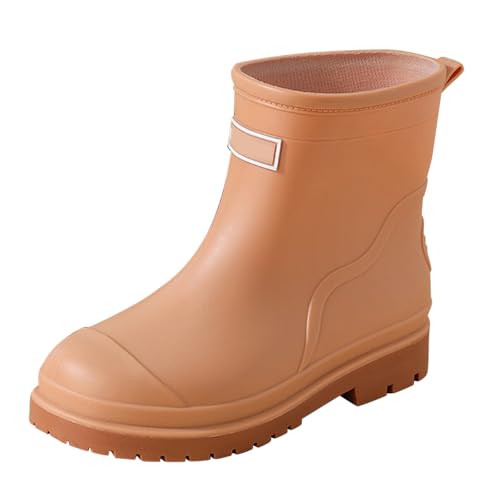 Blitzangebote-des-Tages Regenschuhe Damen Halbhoch Robust Gummistiefeletten Winddicht Gummischuhe Elastische Robust Stiefeletten Casual Mode Gummistiefel Blitzangebote-des-Tages Regenschuhe Damen Halbhoch Robust Gummistiefeletten Winddicht Gummischuhe Elastische Robust Stiefeletten Casual Mode Gummistiefel von Generic