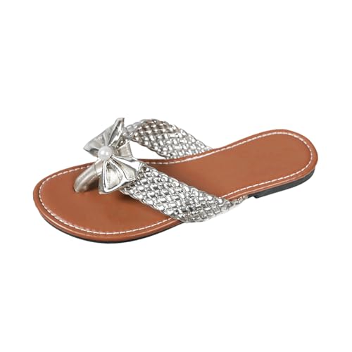 Blitzangebote des Tages Strand Pantoletten Damen Flip Flops Schuhe Damen Sommer Mit Handarbeit Blumen Schleife Perlen Hausschuhe Strandsandalen Flache Slipper Weite Sandalen & Slides Blitzangebote des Tages Strand Pantoletten Damen Flip Flops Schuhe Damen Sommer Mit Handarbeit Blumen Schleife Perlen Hausschuhe Strandsandalen Flache Slipper Weite Sandalen & Slides von Generic