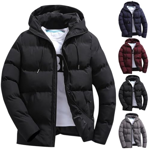 Blitzverkäufe Black Friday Herren Stepp-Jacke in Daunenoptik - Outdoorjacke, Übergangs- & Winterjacke, Gesteppte Gepolsterte Kapuze Mit Hoher Nackenjacke Blitzverkäufe Black Friday Herren Stepp-Jacke in Daunenoptik - Outdoorjacke, Übergangs- & Winterjacke, Gesteppte Gepolsterte Kapuze Mit Hoher Nackenjacke von Generic