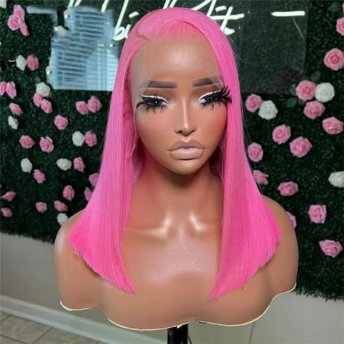 Blonde Gerade Echthaar-Perücke, 13 X 6, 13 X 4 HD, Transparente Spitze-Frontal-Perücken Für Frauen, Vorgezupft von Generic