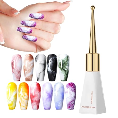 Bloom Gel Nagellack | 10 ml Nagellack Gel Bloom Effekt für Modellage Maniküre, Flüssigkeit schnell härtend Kunst Skulptur Schönheit Haus Frauen Mädchen Bloom Gel Nagellack | 10 ml Nagellack Gel Bloom Effekt für Modellage Maniküre, Flüssigkeit schnell härtend Kunst Skulptur Schönheit Haus Frauen Mädchen von Generic