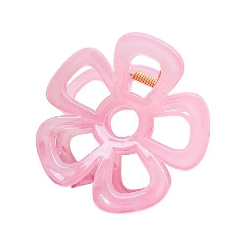 Blumen-Haarklammern für Damen, Gelee-Blumenkralle, Gelee-Blumen-Haarklammern, Haarklammern mit starkem Halt, elegante Blumen-Haarspangen für Frauen und Rag von Generic