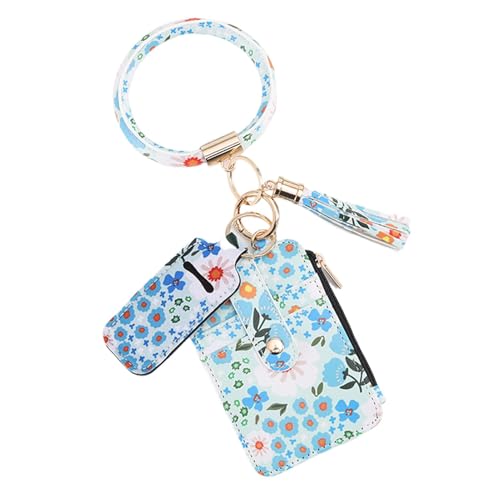 Blumen Kartenhalter Brieftasche - Blumen Frauen Brieftasche | Reise Nette Dünne Karte Abdeckung, Nette Kleine Kartenhalter Geldbörse, Tragbare Blumen Frauen Geldbörse für Münze und Schlüssel, b, Refer von Generic