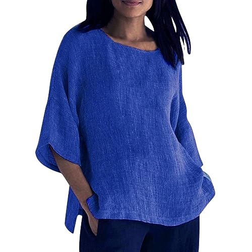 Bluse Fuchsia Damen Damen Oberteile Schick Zabaione Mode Bluse Damen Tops Mit Spitze T Shirt Mit 3 4 Arm Damen Damen Tshirt V Ausschnitt Kurzärmelige Bluse Bluse Weiß Tailliert Elegantes von Generic