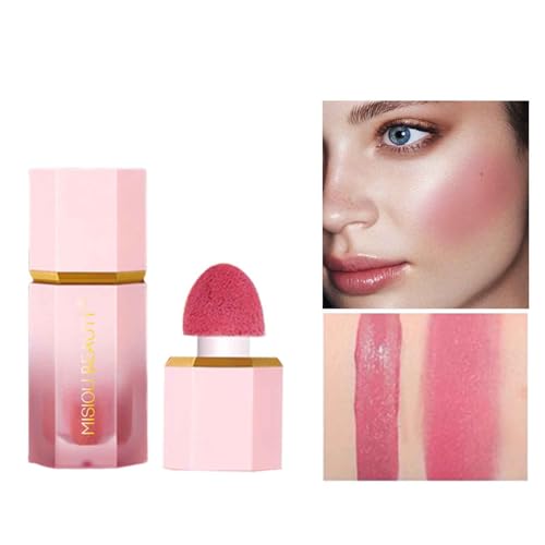 Blush Stick, Flüssiges Rouge, Natürliches Aussehen Gel Cream Blush, Waterproof Rouge Beauty Wand, Langanhaltend Liquid Blush, Hauttönung-Rouge-Makeup für Frauen (04#, 6g) von Generic