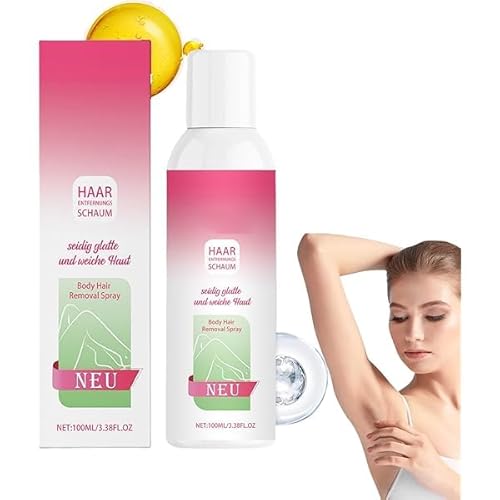 Body Haarentfernung Schaum, 100ML Haarentfernungscreme Effektive Haarentfernung Ohne Rasur Für Frauen Und Männer, Haarentfernungsschaum Enthaarungscreme, Keine Hautirritationen (1) von Generic
