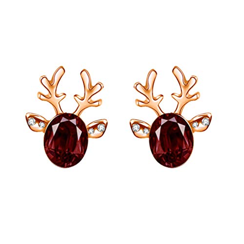 Boho-Geschenk Hirsch-Wickel-Ohrstecker Crawler Bohemian-Ohrring Schmuck Ohrringe Ohrringe Ohrringe Ohrring Pack für Frauen, violett, Einheitsgröße von Generic