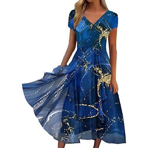 Boho Kleid Damen Sommerkleid,Mittelalter Kleider Damen,Sommerkleider Luftig,Sommerkleid Jugendlich,Empire Kleid Lang,Fransenkleid,Lockere Kleider,Kleid Mit Federn Lang von Generic