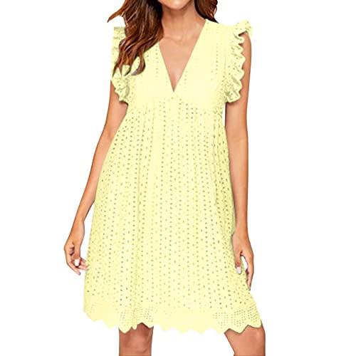 Boho Kleid Damen: Midi Große Größen Kurzarm Boho Kleid Midikleid Leicht Luftig A Linie mit Blumen Elegant Blusenkleid Sommerkleid Festlich Sexy Knielang Curvy Freizeitkleid Strandkleid Boho Kleid Damen: Midi Große Größen Kurzarm Boho Kleid Midikleid Leicht Luftig A Linie mit Blumen Elegant Blusenkleid Sommerkleid Festlich Sexy Knielang Curvy Freizeitkleid Strandkleid von Generic