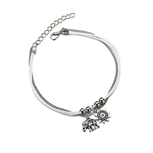 Boho Stil Stern Fußkettchen Mode Mehrschichtige Fußkette Mode Handschellen Fußkettchen Armband für Frauen Strand Zubehör Geschenk von Generic