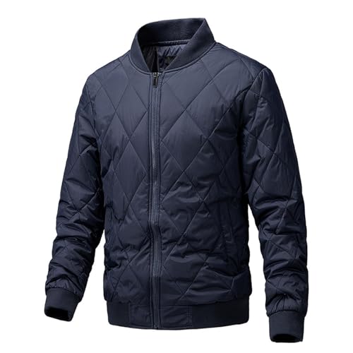 Bomberjacke Herren Winter Daunenjacken Warme Winterjacke Steppjacke Blousonjacke Outdoor Übergangsjacke Puffer Jacket Jacke Baumwolle Wintermantel Sale Angebote Dunkelblau 3XL Bomberjacke Herren Winter Daunenjacken Warme Winterjacke Steppjacke Blousonjacke Outdoor Übergangsjacke Puffer Jacket Jacke Baumwolle Wintermantel Sale Angebote Dunkelblau 3XL von Generic