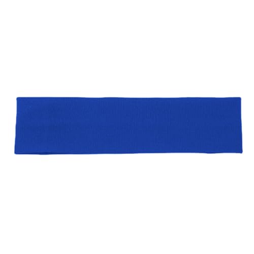 Bonbonfarbenes Stirnband, einfarbig, elastisches Übungs-Stirnband, Stirnband, Fitness, Yoga, Antitranspirant-Stirnband, Haar-Accessoires Stirnband Kinder Mädchen 5 Jahre (Blue, One Size) von Generic