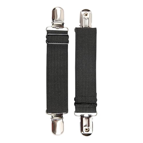 Boot Gurtband,2 Einstellbare Jeans-Fixierclips | Antigleiden Stiefelriemen für Rennrad Wandern Motorradtouren Camping Angeln Wandern Frauen Männer von Generic