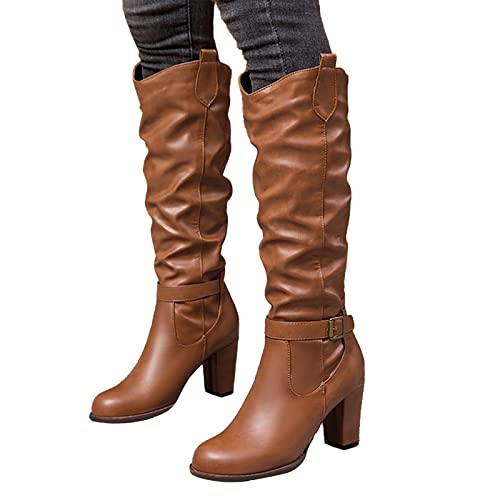Boots Damen, Overknees Stiefel Plateau mit Absatz Leder Winter Cowboystiefel Elegant Kniehoch Langschaft Hohe Cowboy Stiefel Warme Lang Stiefeletten Winterschuhe Damenstiefel Boots Damen, Overknees Stiefel Plateau mit Absatz Leder Winter Cowboystiefel Elegant Kniehoch Langschaft Hohe Cowboy Stiefel Warme Lang Stiefeletten Winterschuhe Damenstiefel von Generic