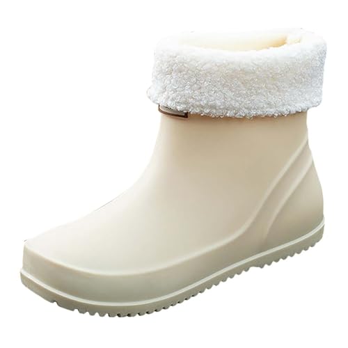Bootsschuhe Danmen Halbhohe Stiefeletten Leichte Atmungsaktiv Gummi Stiefeletten Kurze Gartenschuhe Lässig Halbhoch Kurz Mode Für Gartenarbeit Landwirtschaft Angeln von Generic