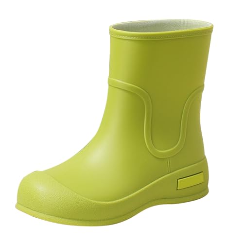 Bootsschuhe Herren Festival wasserdichte Stiefel Eva Outdoor Gummi Stiefeletten Arbeitsschuhe Halbhoch Stiefel Lässig Halbhoch Kurz Barfuß Reitstiefeletten Alle Jahreszeiten von Generic