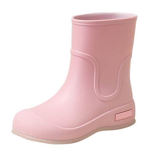 Bootsschuhe Herren Festival wasserdichte Stiefel Eva Outdoor Gummi Stiefeletten Arbeitsschuhe Halbhoch Stiefel Lässig Halbhoch Kurz Barfuß Reitstiefeletten Alle Jahreszeiten von Generic